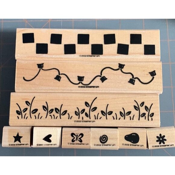 Stampin up border builders rubber stamp set - Picture 5 of 9